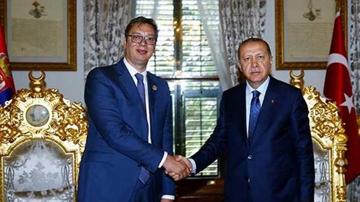 Erdoğan, Sırbistan Cumhurbaşkanı Vucic ile görüştü
