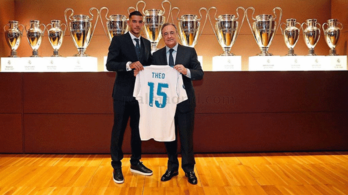 Madrid, Theo Hernandez'i tanıttı