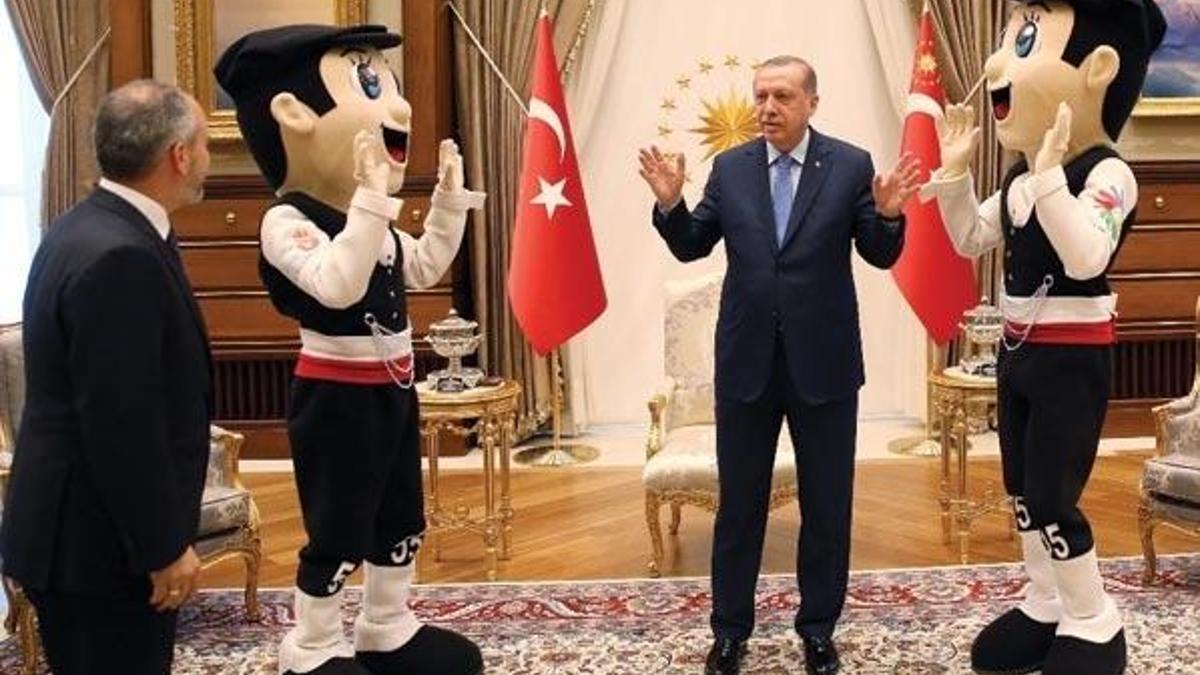 Cumhurbaşkanı Erdoğan'a sürpriz ziyaret!