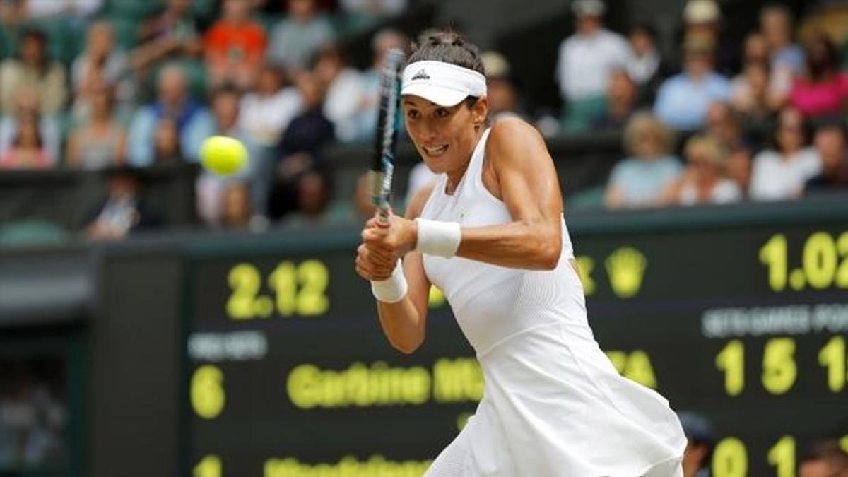 Wimbledon'da ilk finalist Muguruza