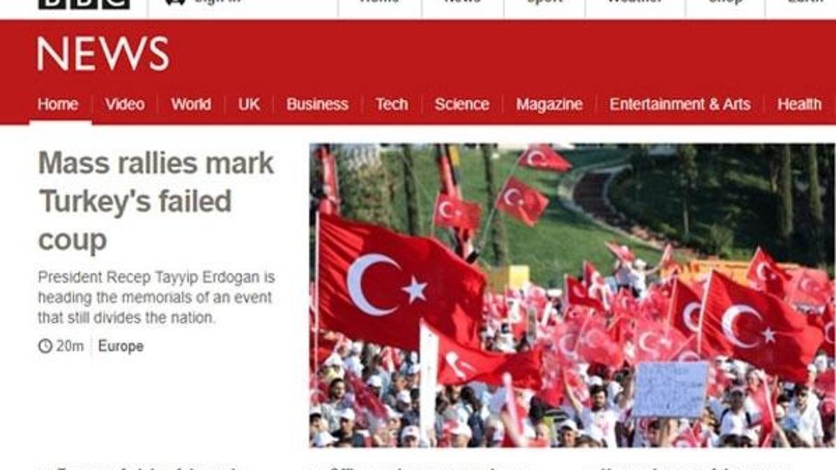 15 Temmuz dünyada ilk haber!