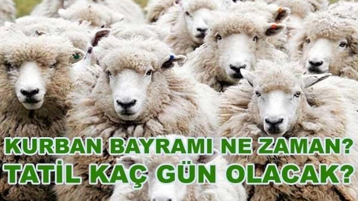 Kurban Bayramı ayın kaçında? Bayram tatili kaç gün sürecek?
