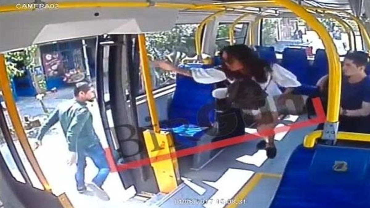 Minibüste şortlu kıza saldıran kişi için flaş gelişme