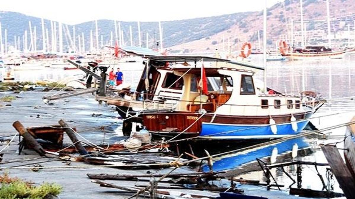Kandilli: Bodrum'da tsunami ölçüldü!