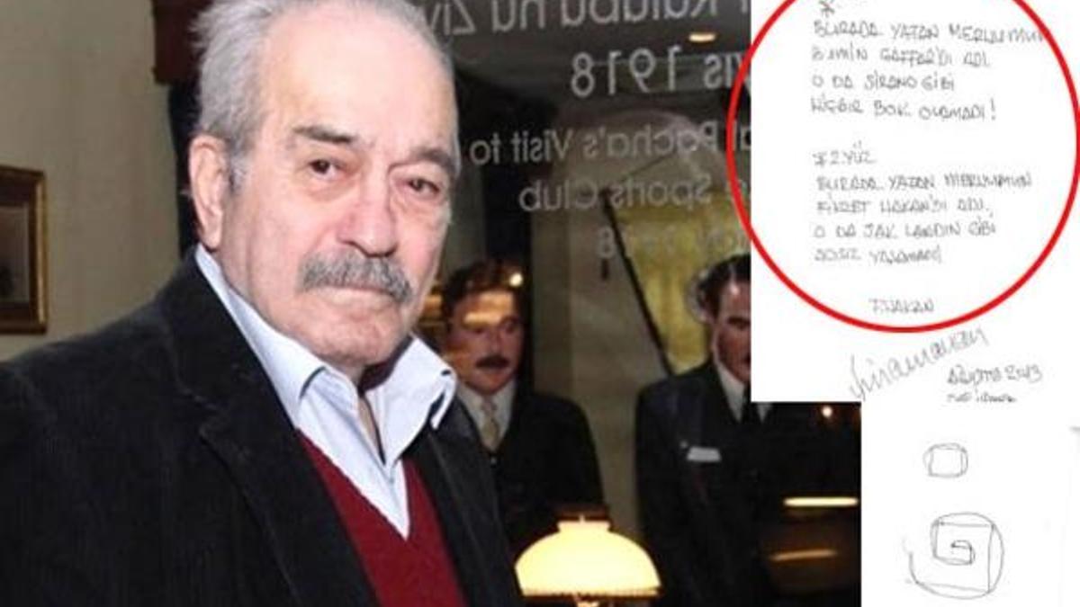 İşte Fikret Hakan'ın mezar taşı vasiyeti