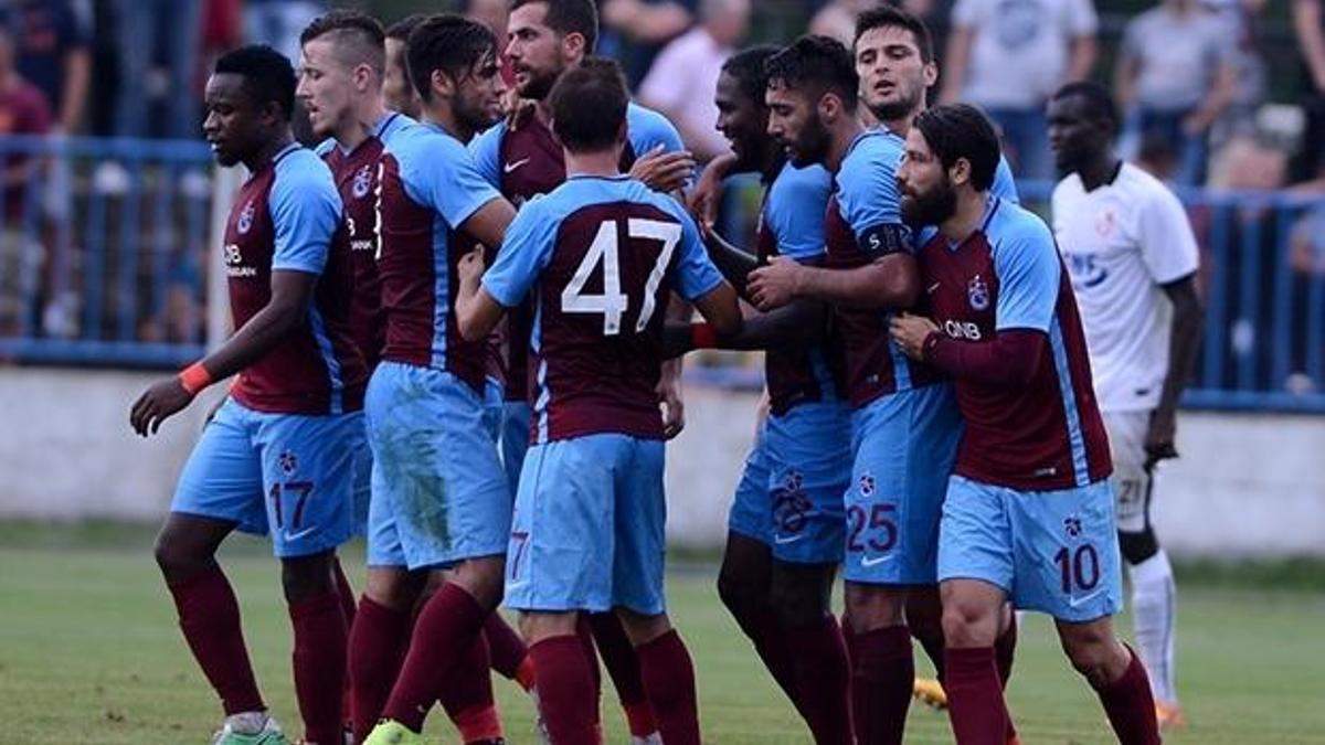 Trabzonspor'dan bol gollü prova