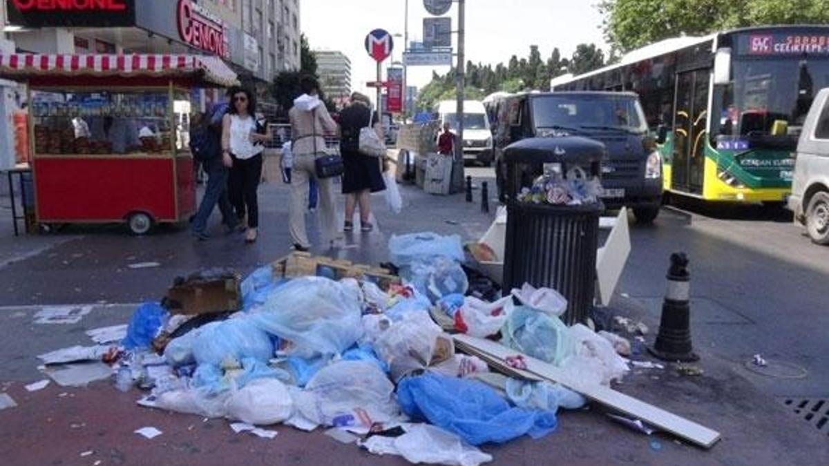Şişli'yi kokutan eylem