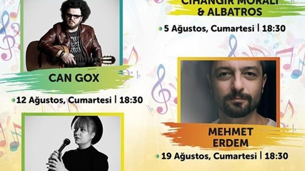 Yaz boyunca 'Cumartesi Konserleri'