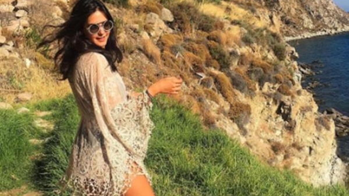 Ceylan Çapa'nın tatil keyfi
