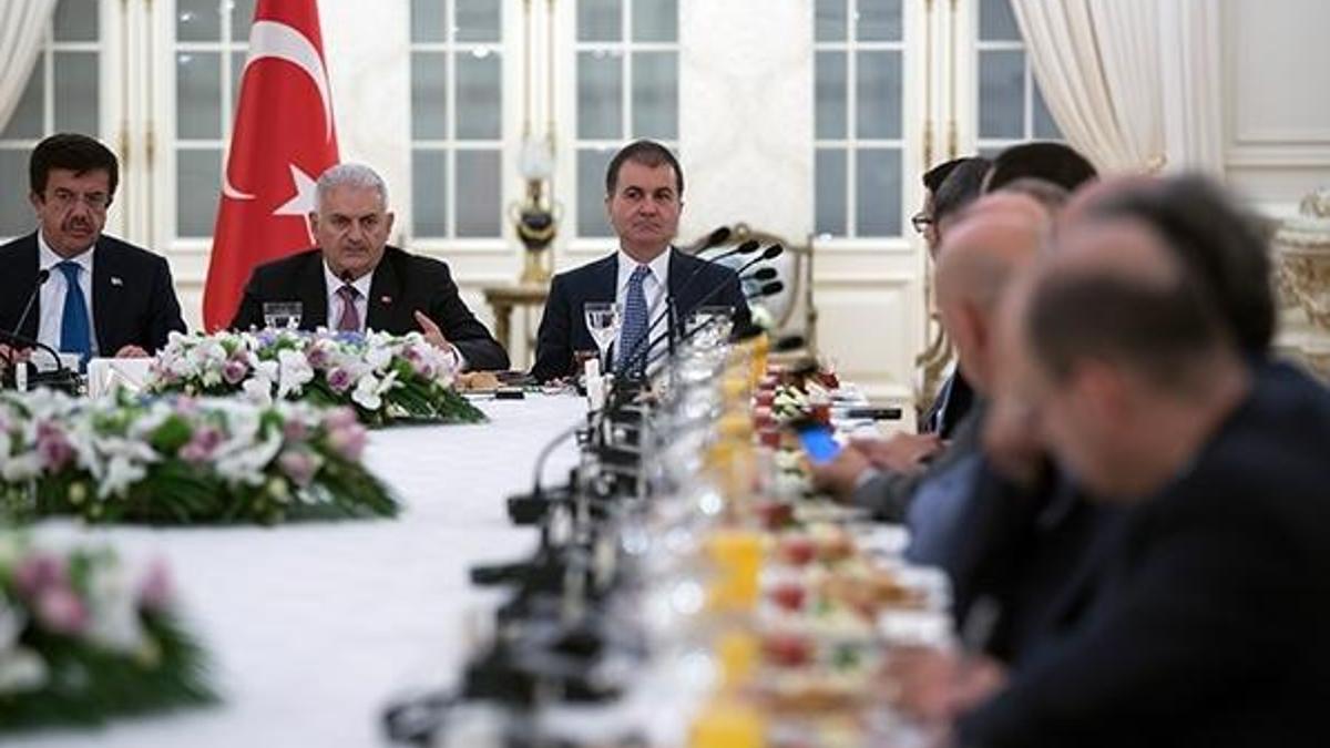 Yıldırım, Alman şirketlerinin yöneticileriyle görüştü