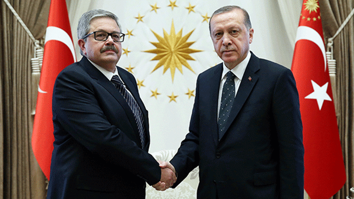 Erdoğan, Rusya'nın yeni Büyükelçisi Erkhov'u kabul etti