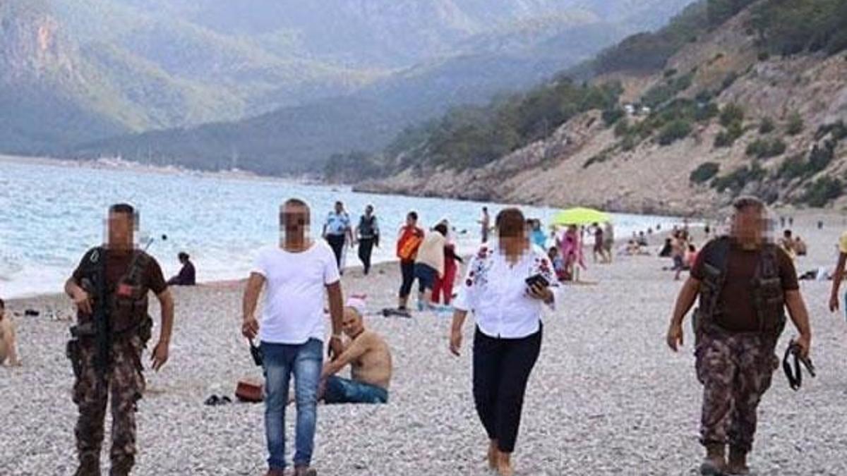 Ünlü plaja özel harekatçılardan operasyon