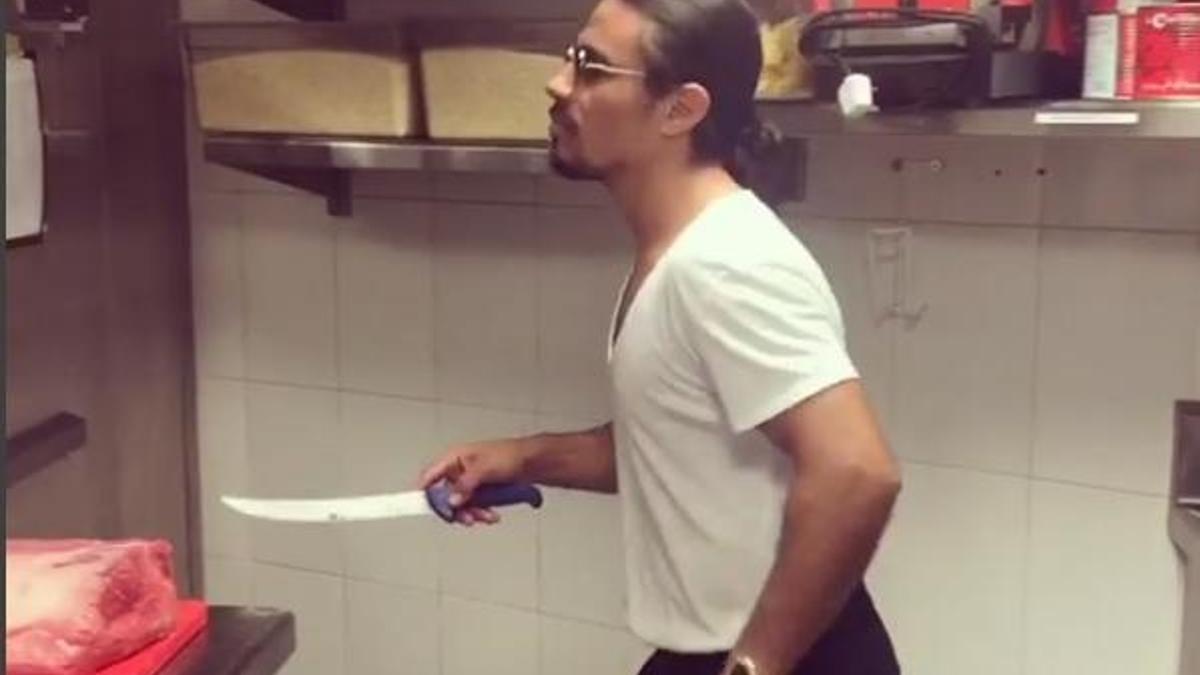 Nusret dansıyla herkesi kırdı geçirdi!