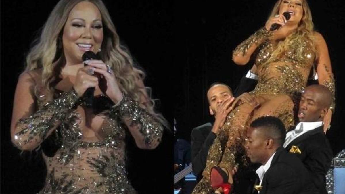 Mariah Carey'nin kiloları dansçılarını zora soktu!