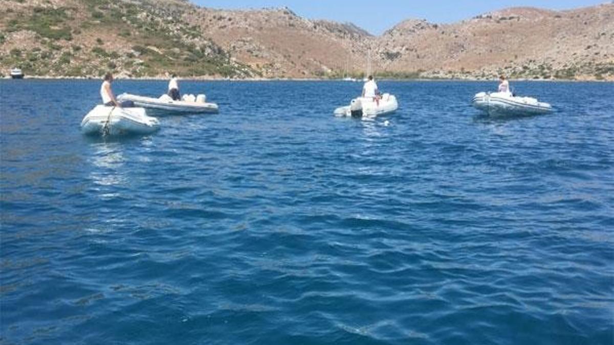 Muğla'da motoryat battı!
