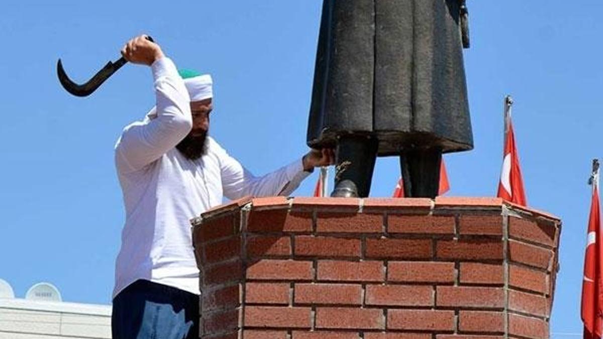 Atatürk heykeli saldırganının ilk ifadesi
