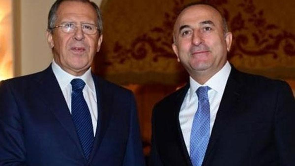 Dışişleri Bakanı Çavuşoğlu, Rus mevkidaşı ile görüştü