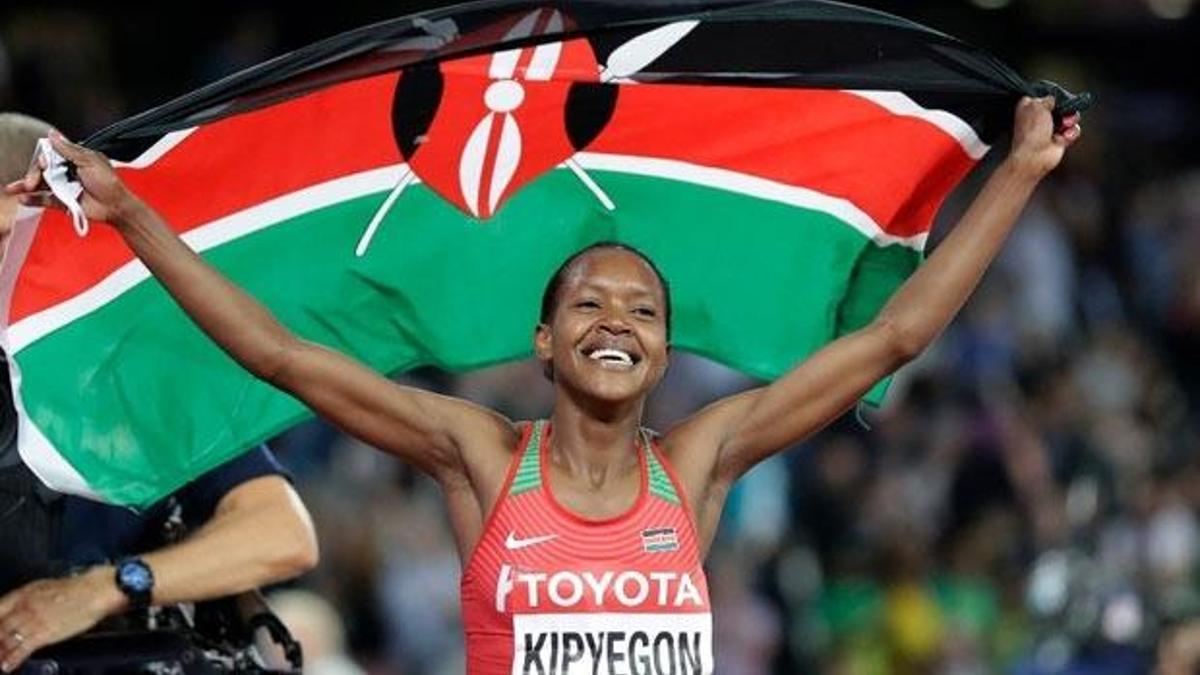 1500 metrede şampiyon Kipyegon!