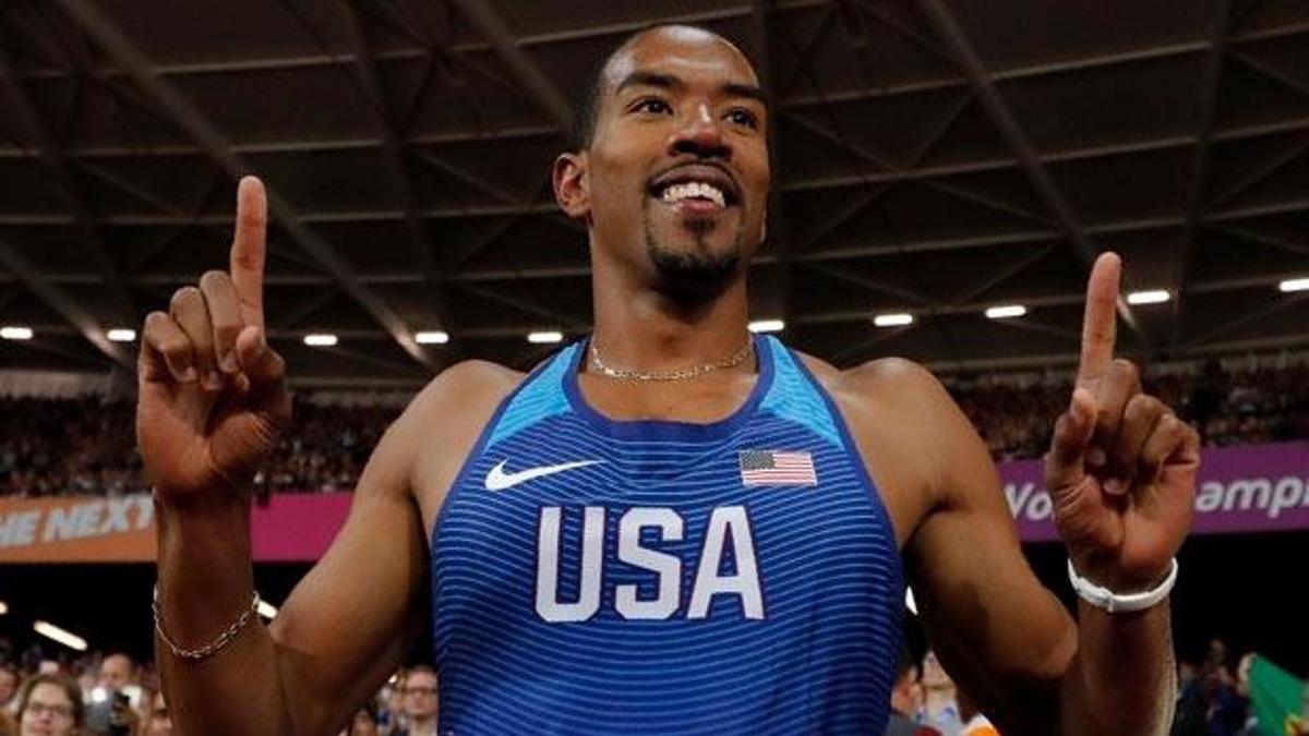 Christian Taylor,  erkekler üç adım atlama dünya şampiyonu oldu