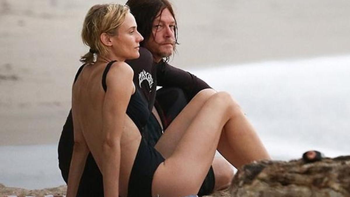 Diane Kruger-Norman Reedus ile tatilde!