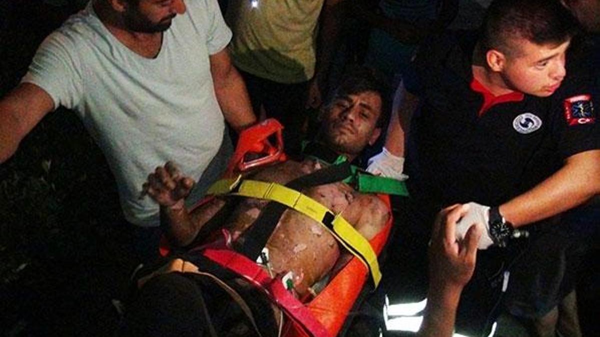 Vagon üzerinde selfie yapan genç akıma kapıldı