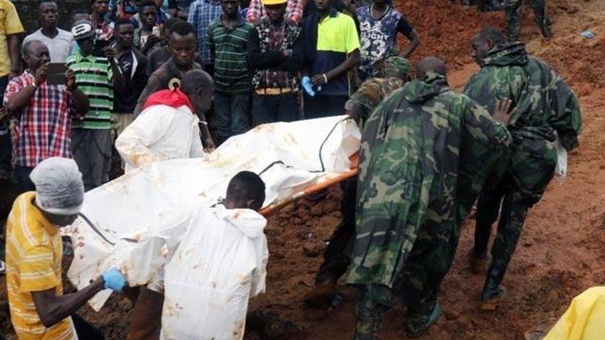 Sierra Leone'deki toprak kaymasında ölü sayısı 350'yi geçti!