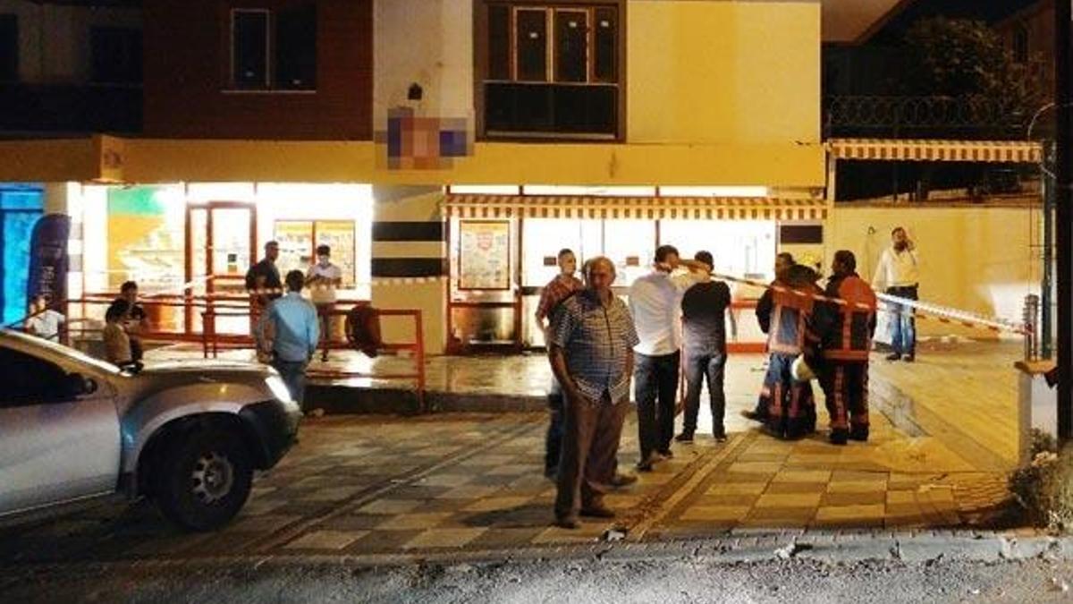 İstanbul'da markete molotoflu saldırı