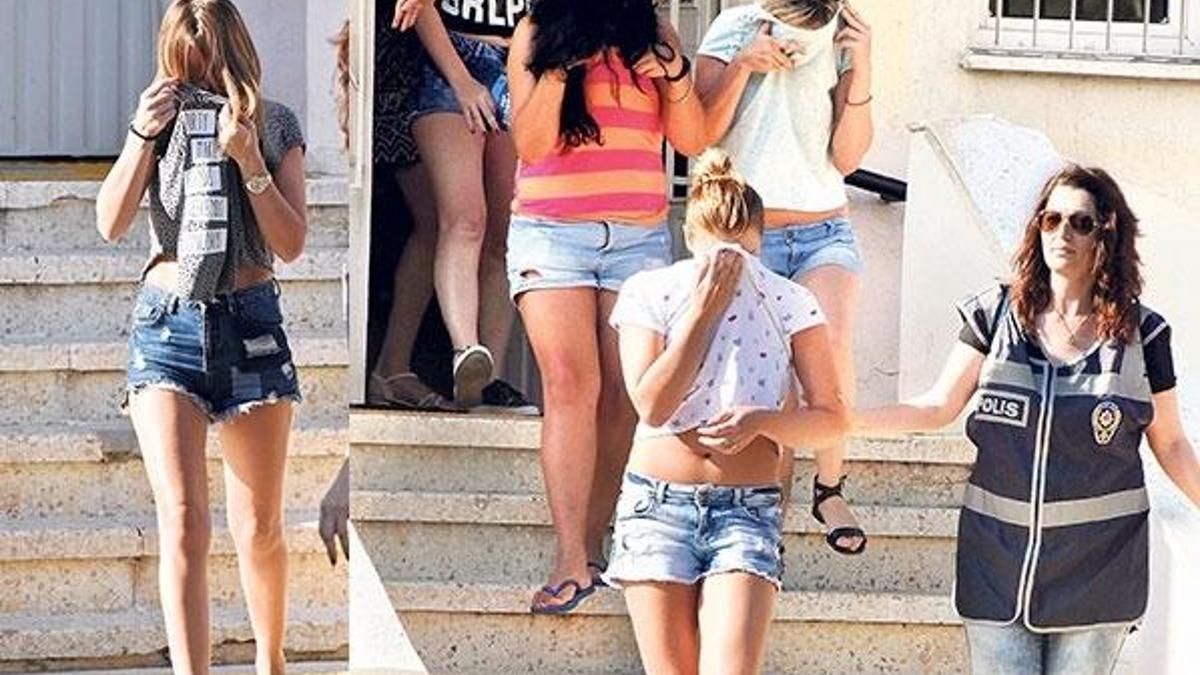 ‘Katalog kızları’na fuhuş baskını