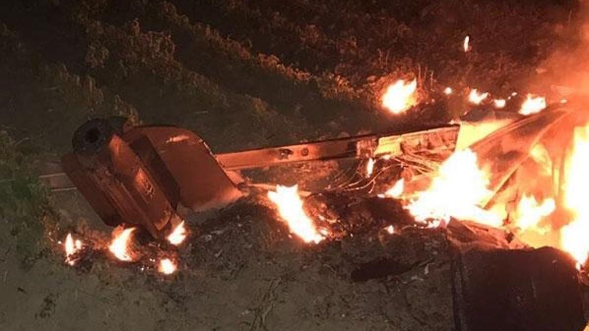 Adana’da insansız hava aracı düştü