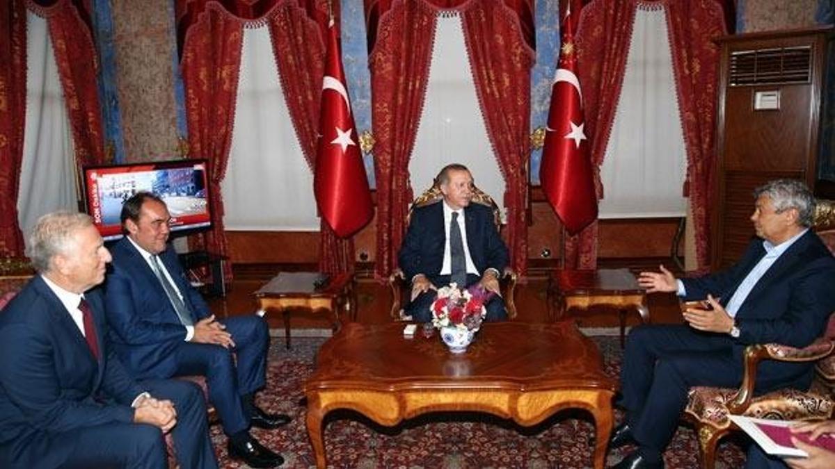 Lucescu’dan Erdoğan’a ziyaret