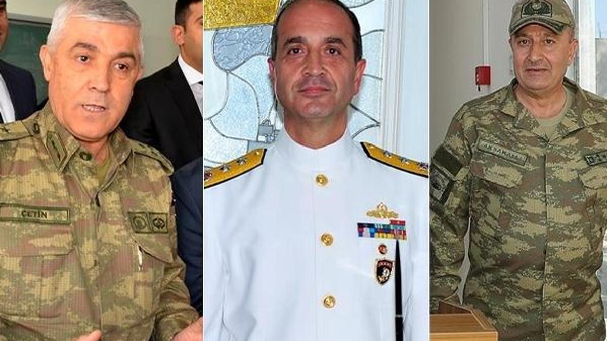 Jandarma, Donanma ve 2. Kolordu Komutanlığına atamalar yapıldı