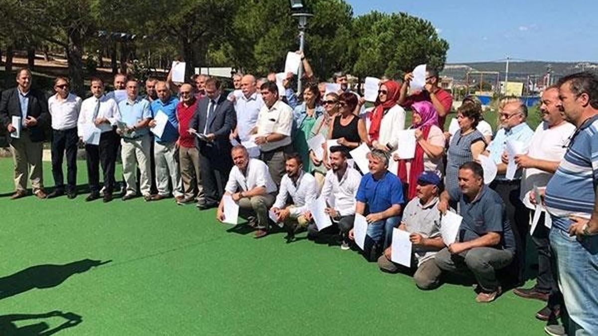 Çanakkale MHP'de toplu istifa
