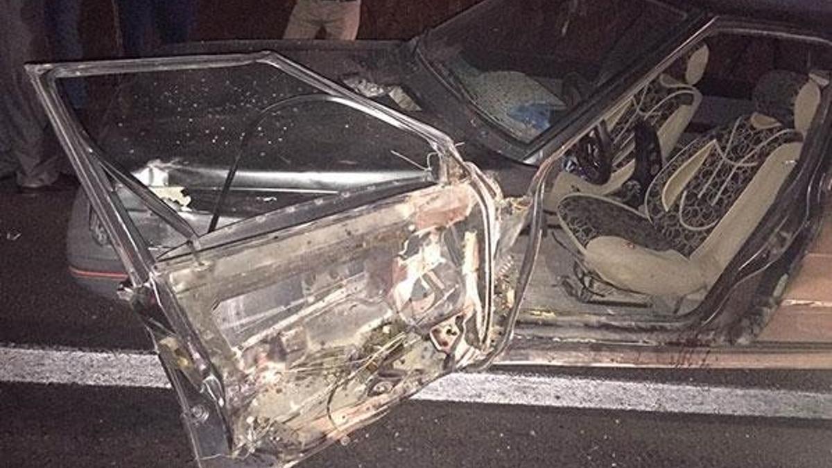Tuvalet ihtiyacını gidermek için otomobilden inen sürücüye TIR çarptı