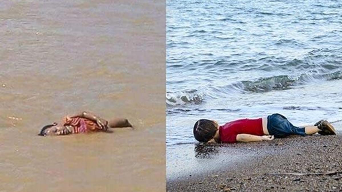 Çok acı... Arakan'da bir Aylan bebek tablosu daha