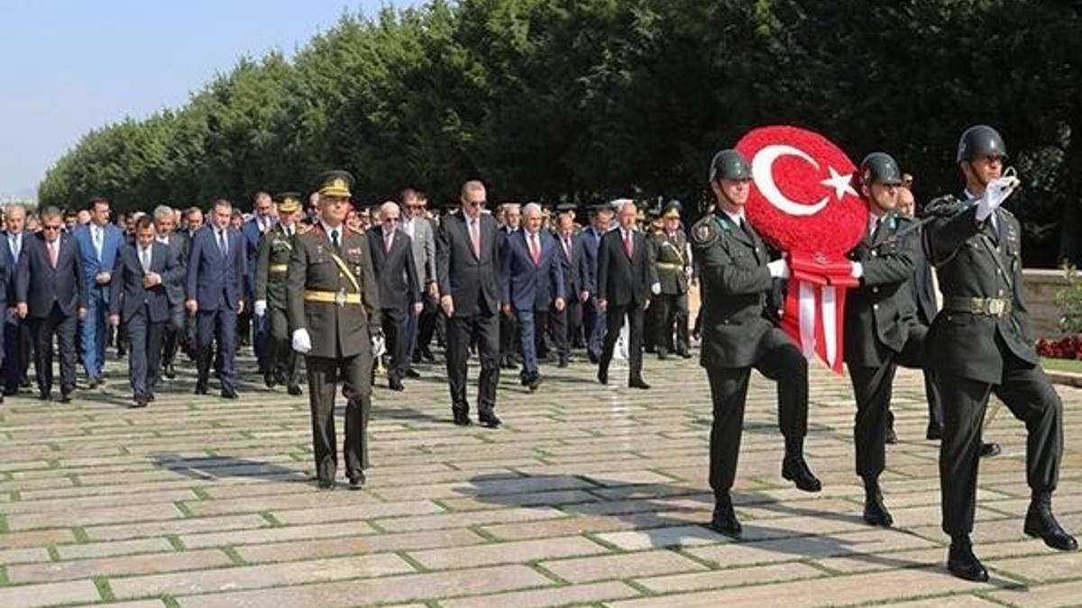 Anıtkabir'de 30 Ağustos töreni