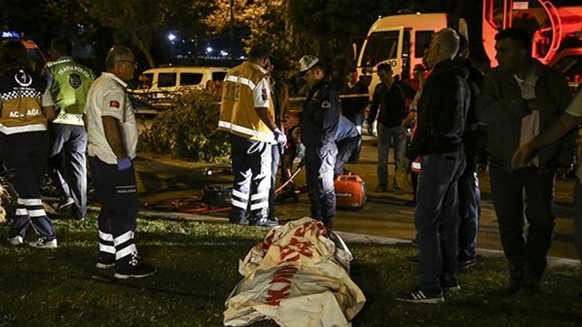 Başkent’te trafik kazası: 2 ölü, 1 yaralı