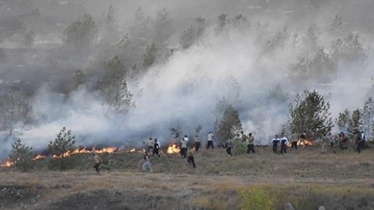 Kars'ta askeri alanda yangın! 17 asker hastanelik oldu