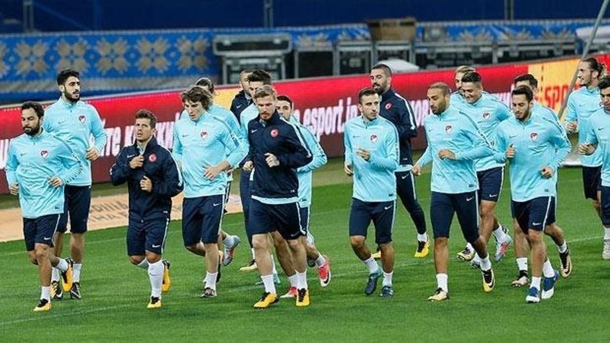 A Milli Futbol Takımı Ukrayna maçına hazır