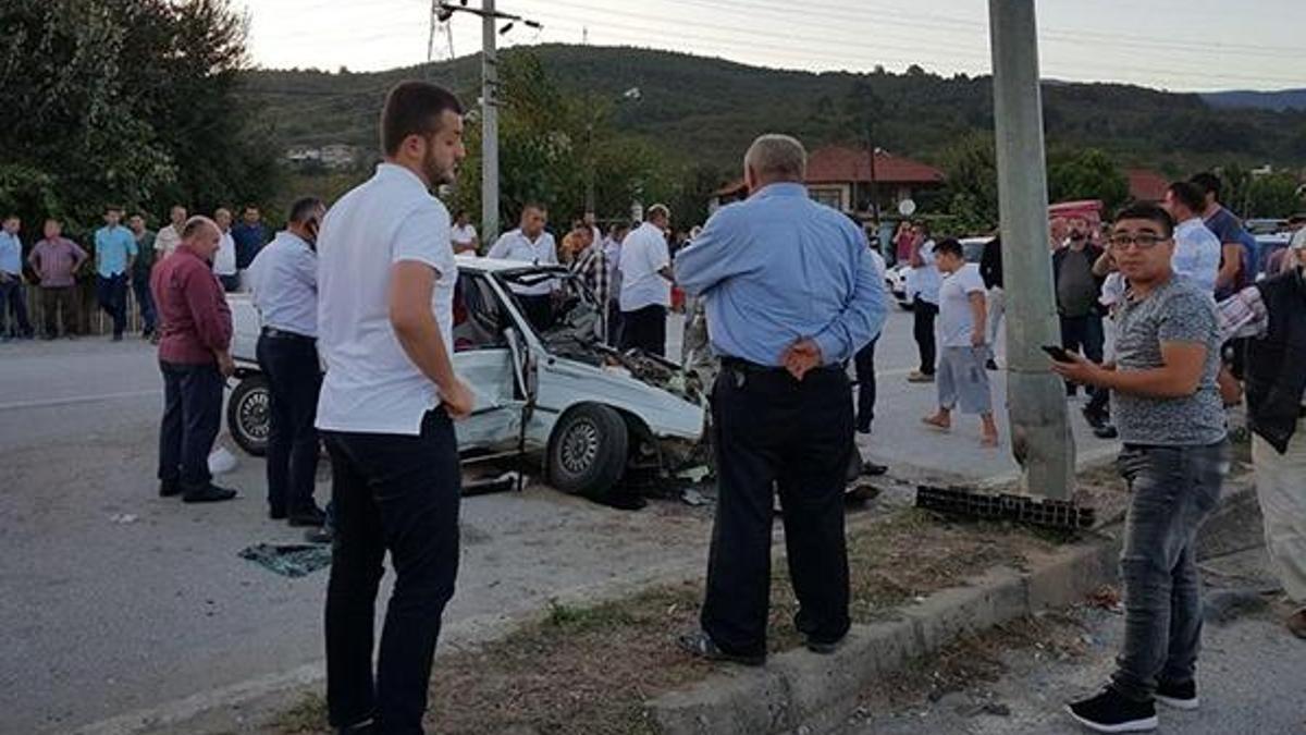 Düzce'de kaza: 11 aylık bebek öldü, 5 yaralı