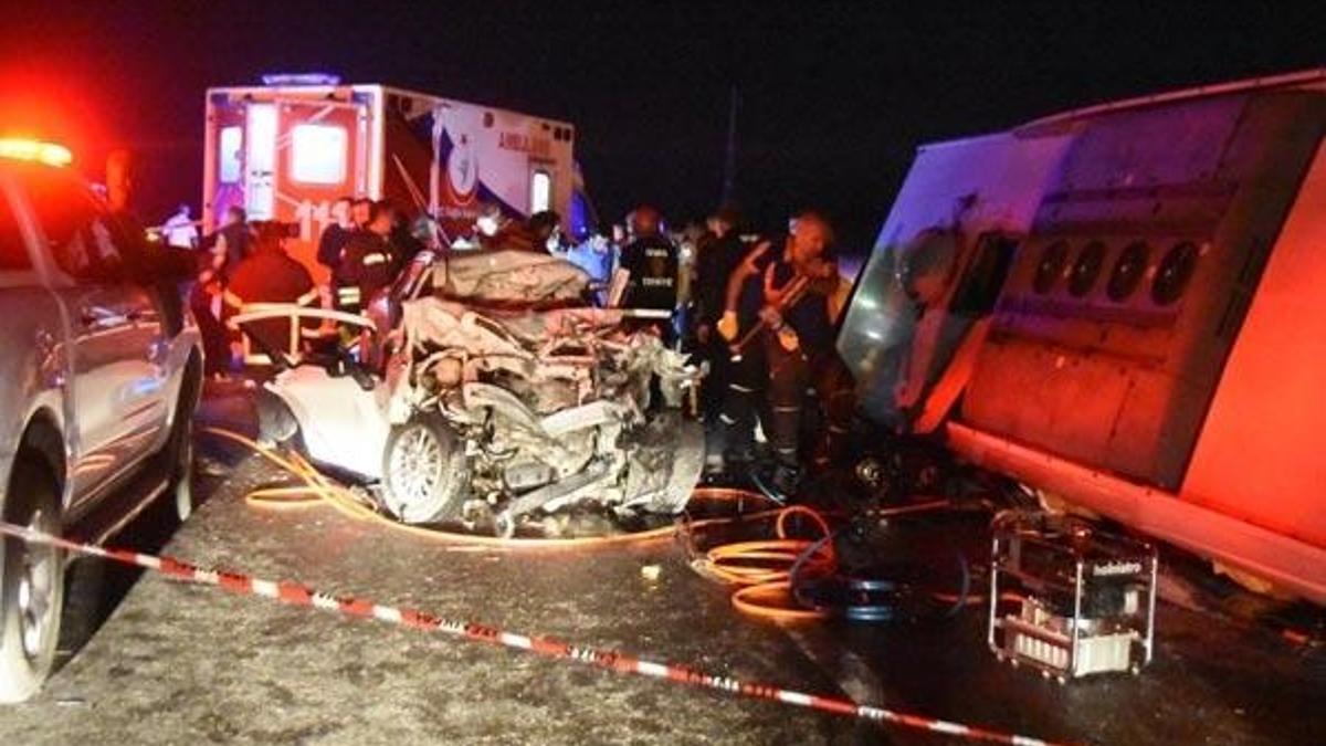 Sivas'ta korkunç kaza!