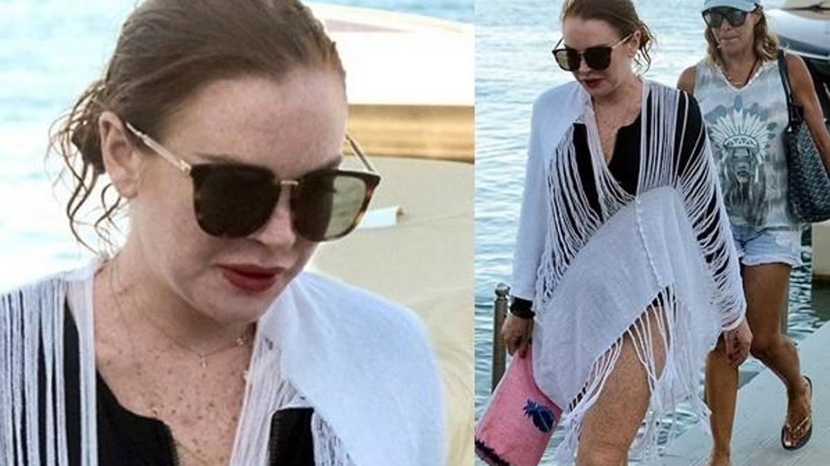 Lindsay Lohan'ın plaj şıklığı!
