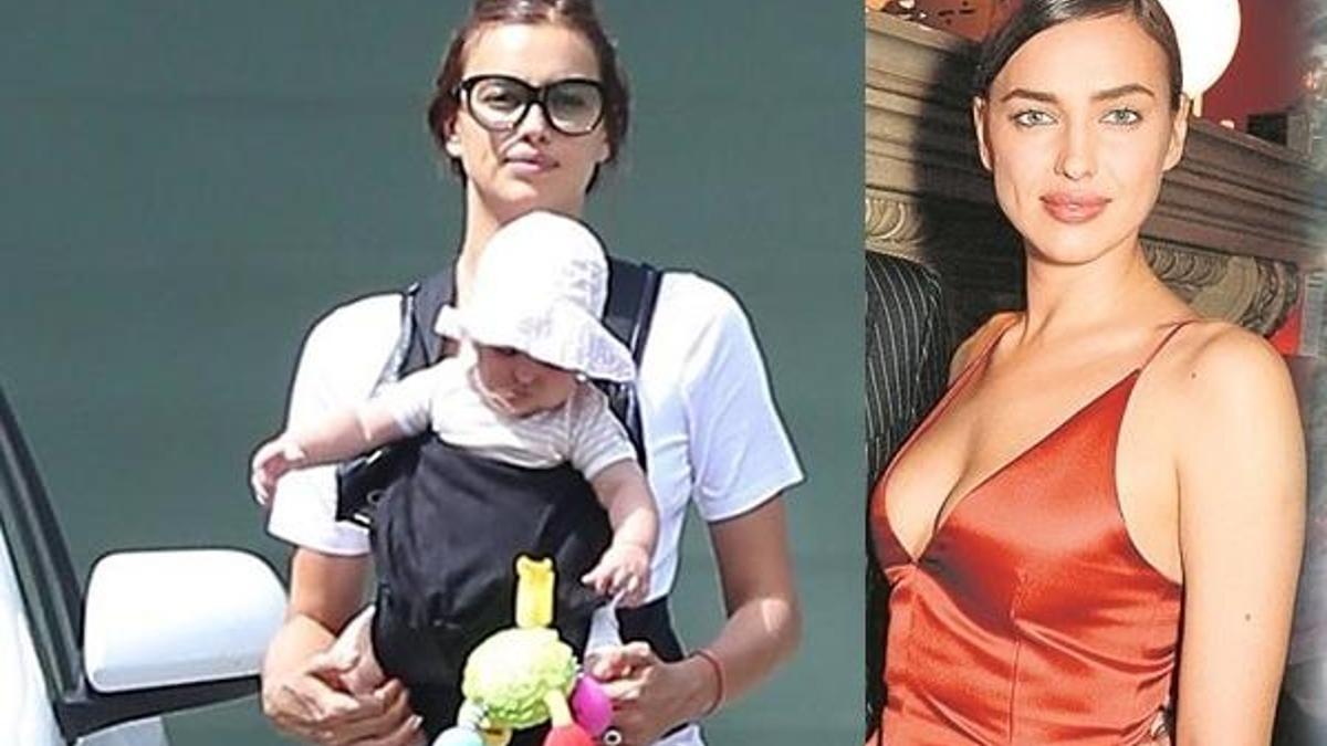 Makyajsız Irina Shayk bebeğiyle yakalandı!