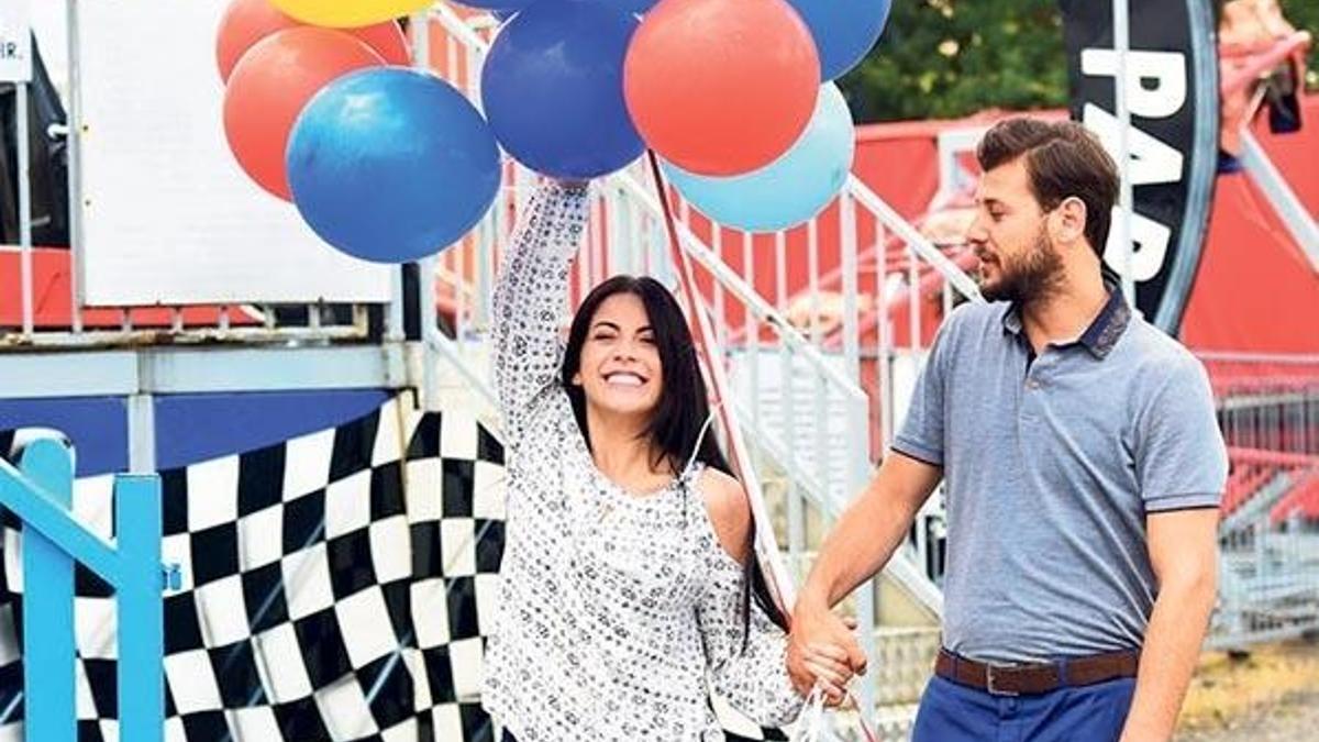 Lunaparkta eğlendiler