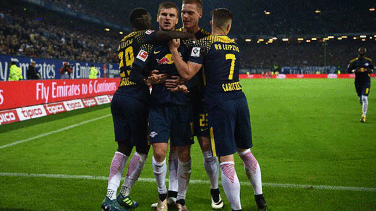 Leipzig, Hamburg'u 2 golle geçti