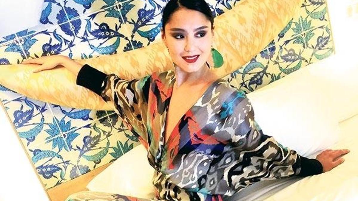 Ünlü model Kutoğlu defilesinde!