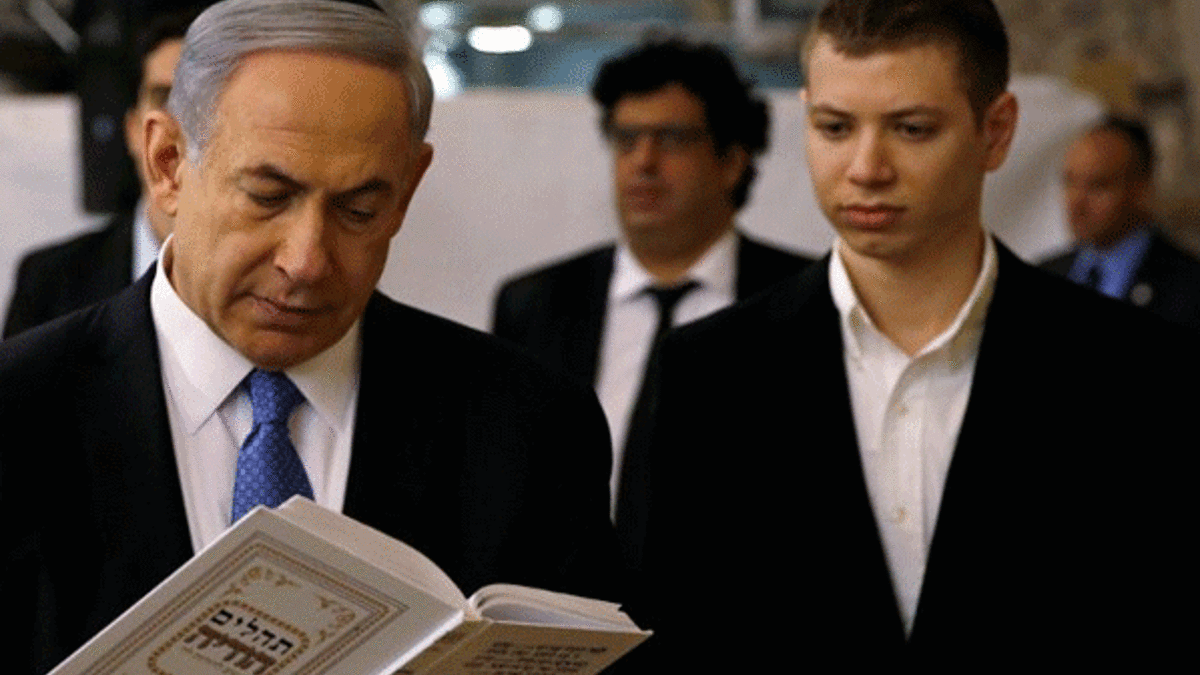 Yahudiler ayaklandı! Netanyahu'nun oğlu...