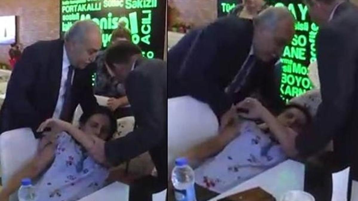 Bayılan kadına ilk müdahaleye bakan yaptı!