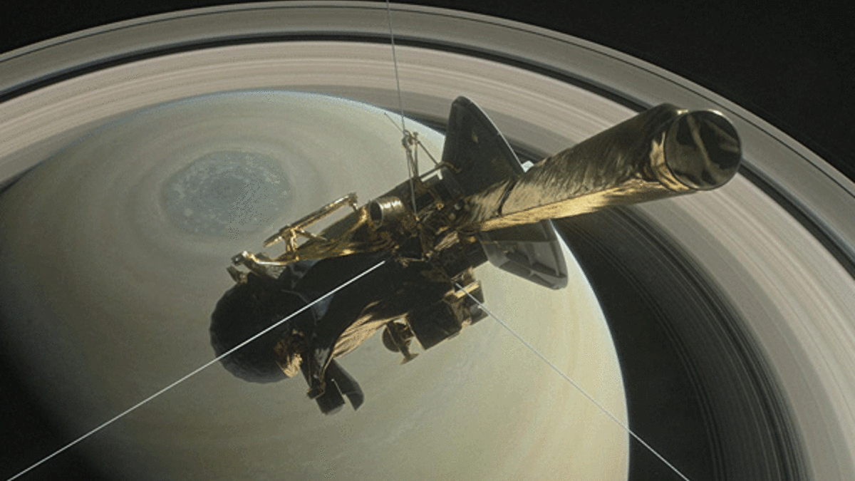 Cassini görevini 'ölüm dalışıyla' sonlandırdı
