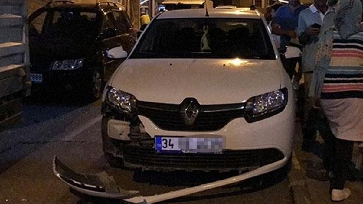 Freni patlayan kamyonet dehşet saçtı