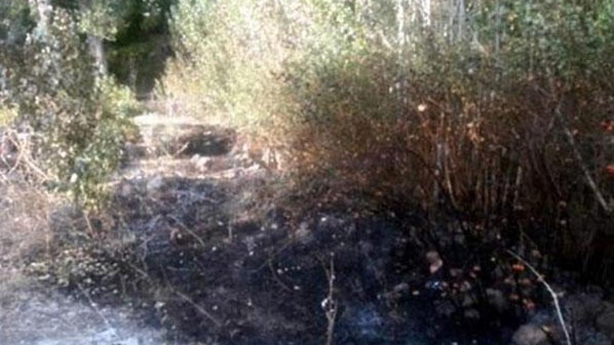 Bahçesindeki otları yakarken yanarak öldü